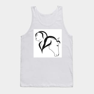 Horse girl Tank Top